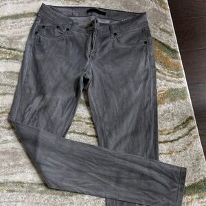 Victoria Beckham Gray Marbled Wash Slim Fit Jeans NEW size 29